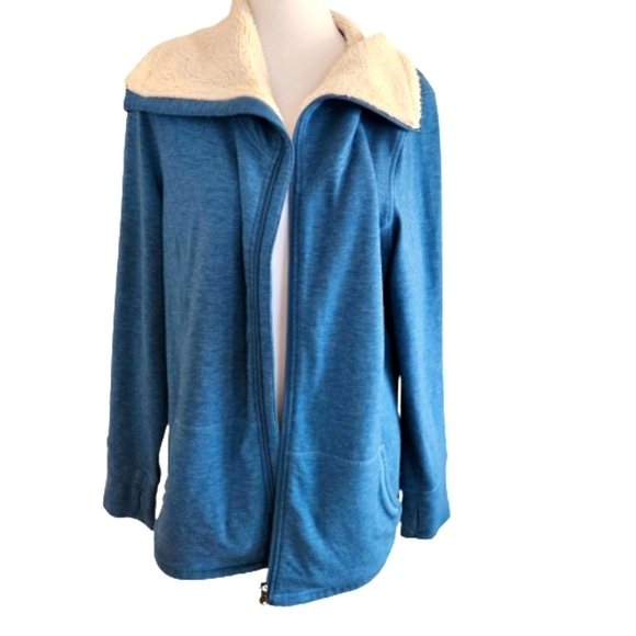 FREE2B Blue Fleece lined Jacket XXL - Picture 1 of 5